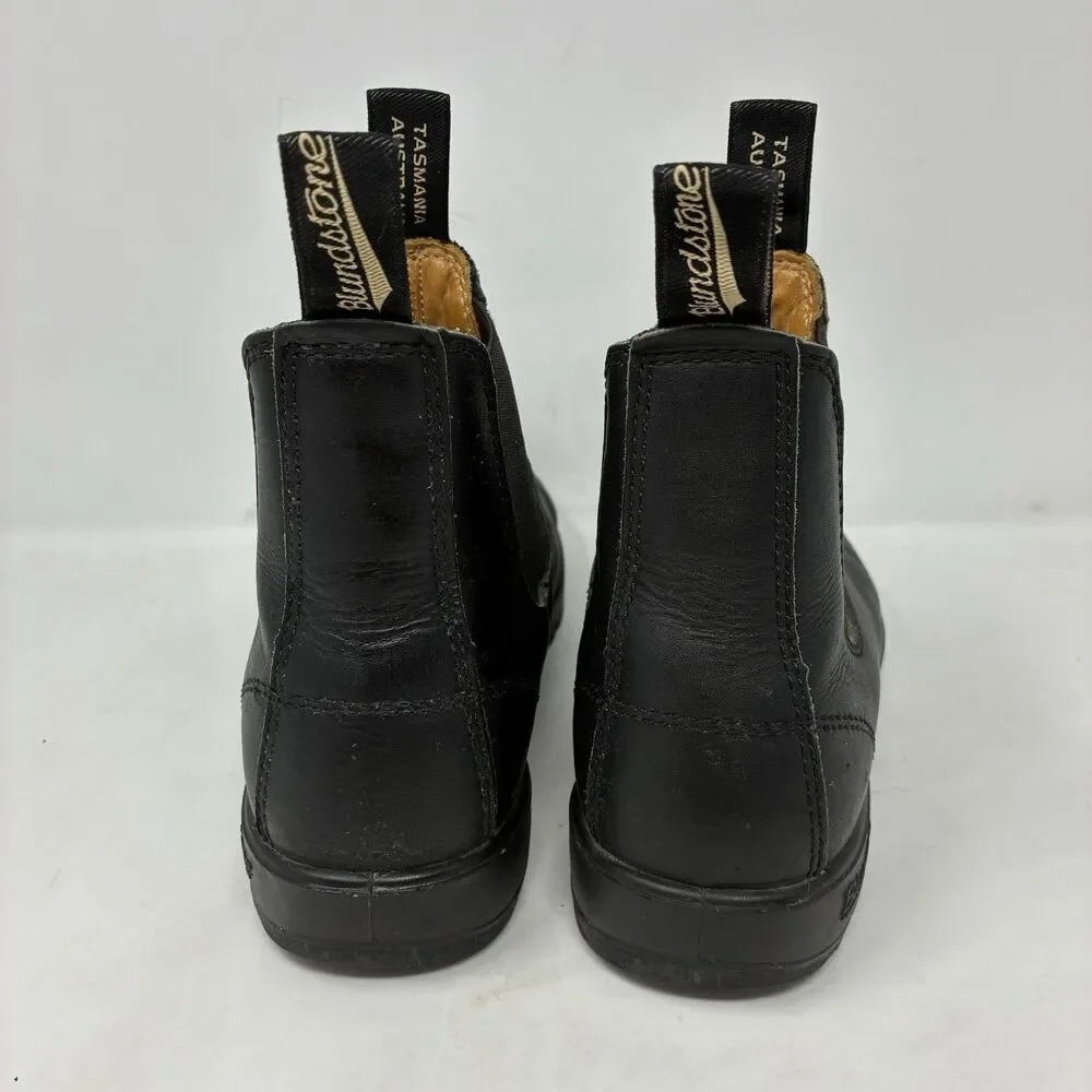 Blundstone 585 Chelsea Boots Rustic Black Leather Men's Size 7 US
